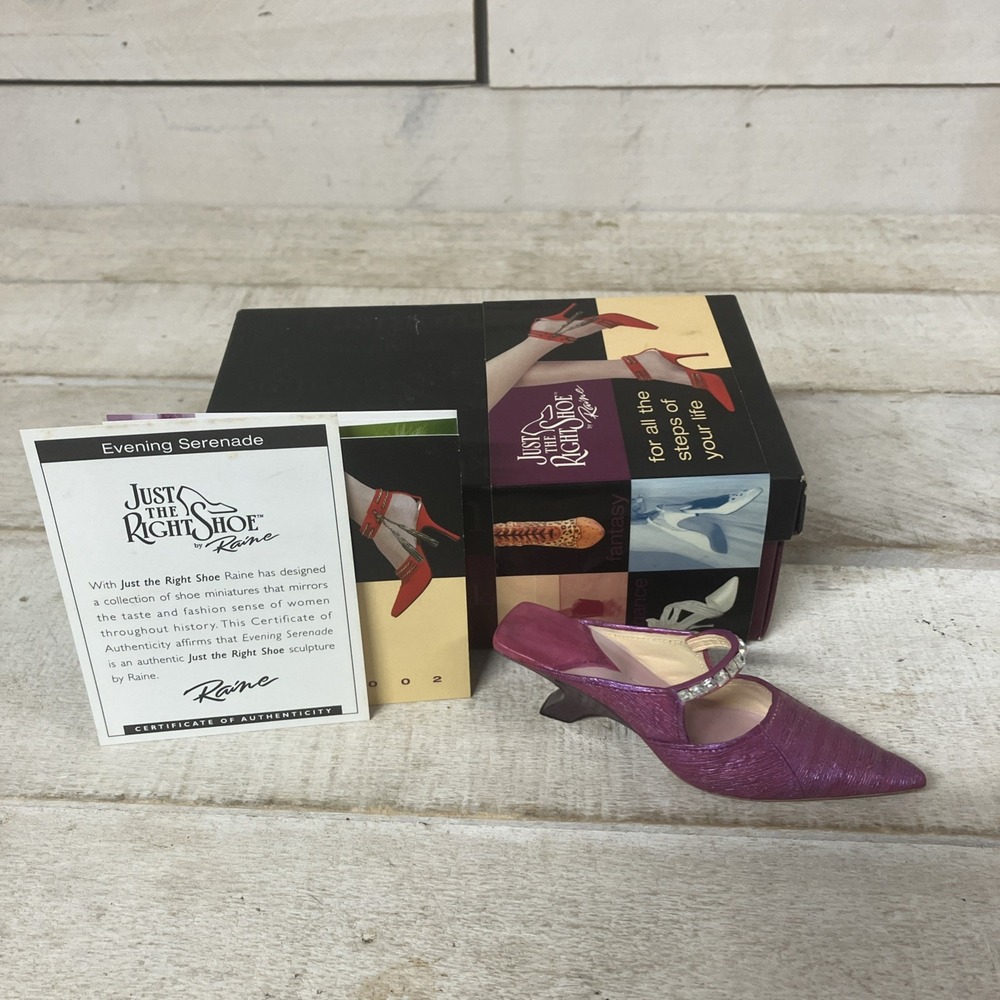 Just The Right Shoe By Raine 25314 "Evening Serenade" Stepping Out Miniature